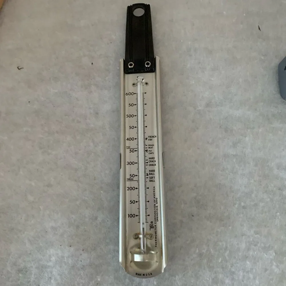 Vintage TCR Oven Thermometer In Original Box *Works*